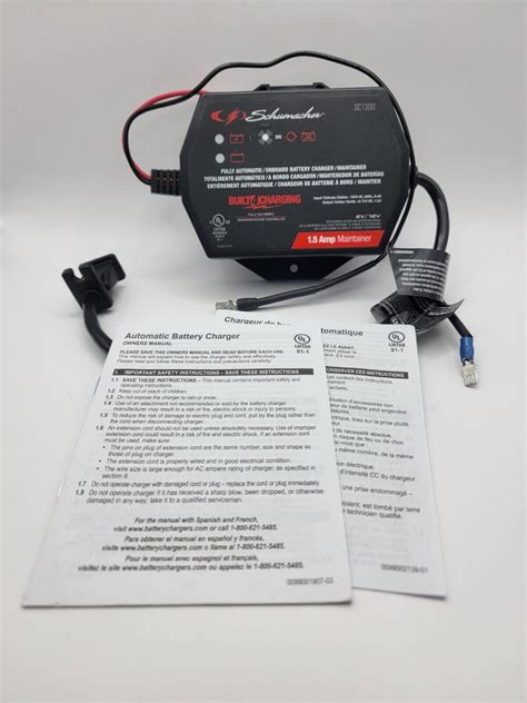 Schumacher A Battery Charger Maintainer Sc Standard Agm V V