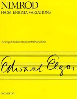 Nimrod From Enigma Variations Op Von Edward Elgar Klaviernoten