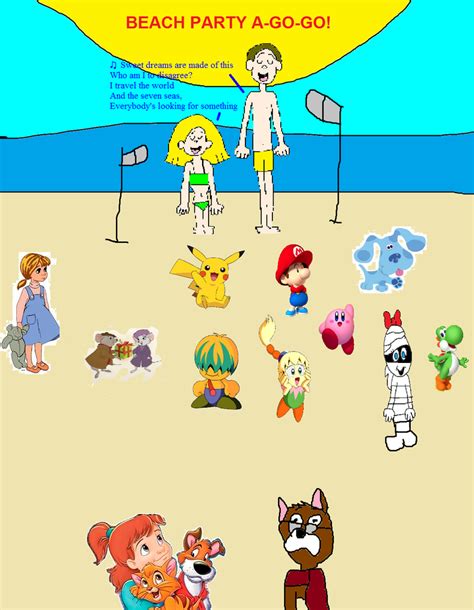 Beach Party for the Cutest Characters! by MikeJEddyNSGamer89 on DeviantArt