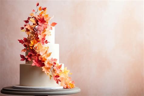 Premium AI Image | Wedding in Autumn in a traditional color palette