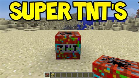 Minecraft Unlikely Features - SUPER TNT BLOCKS ? - YouTube