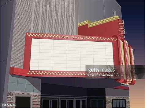 Movie Theater Marquee Background Photos And Premium High Res Pictures