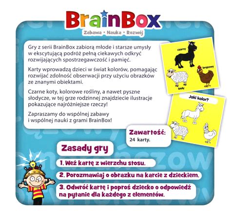 Brainbox Poznaj Kolory Sklep Gryplanszowe Pl Gry Dla Dzieci