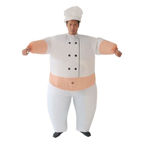 CHEF Fancy Dress Inflatable Suit Fan Operated Costume BIG W