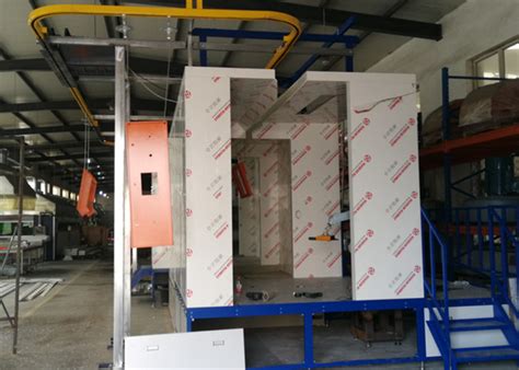 Electrostatic Ss Plastic Powder Coating Spray Booth Easy To Operate