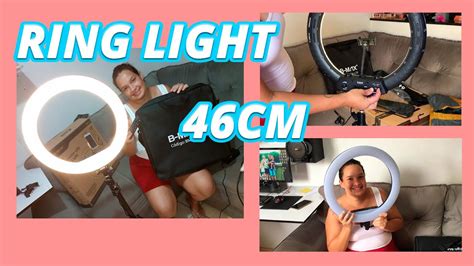 Comprei A Minha Ring Ligth Polegadas Cm Youtube