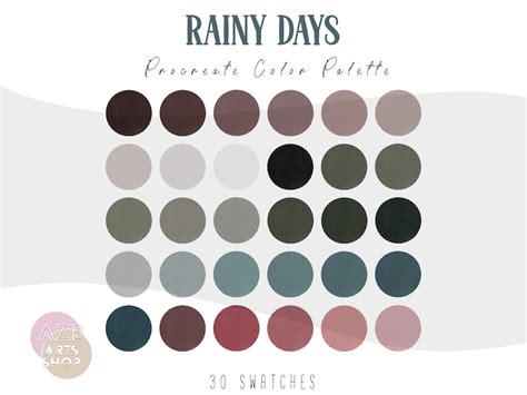 Muted Soft Procreate Color Palette Bundle Color Palette For Procreate