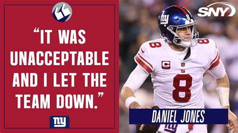 Daniel Jones On Loss To Seahawks Unacceptable And I Let The Team Down