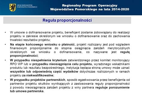 Zasady Kwalifikowalno Ci Wydatk W W Ramach Konkursu Zamkni Tego Nr Rppm