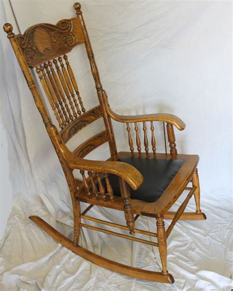 Bargain John S Antiques Blog Archive Antique Oak Carved Back Rocking