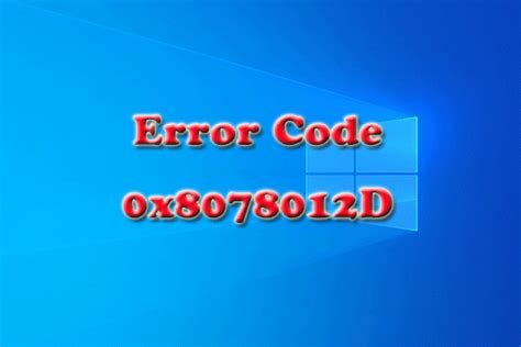 Fixed How To Fix Windows Backup Error Code 0x8078012D MiniTool