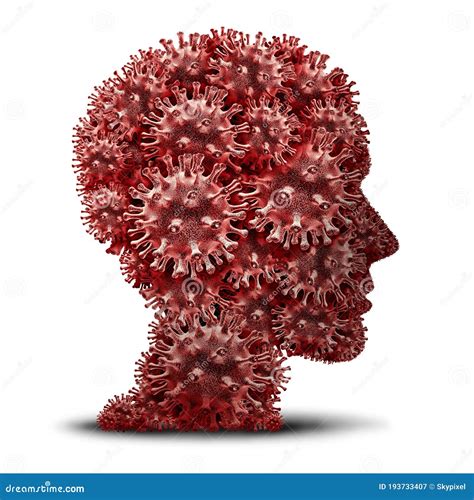 Virus Head stock illustration. Illustration of diagnosis - 193733407