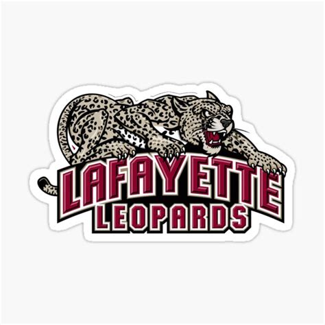 "Lafayette Leopards" Sticker by Kroosmelyn | Redbubble