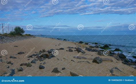 Popular Beaches in Odessa in Ukraine Stock Image - Image of light, dawn ...