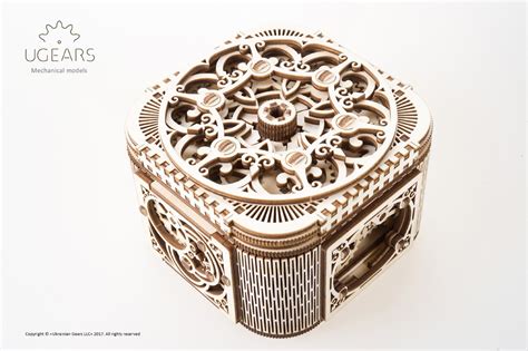 UGEARS Treasure Box Mechanical Model