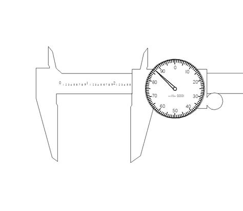 Dial Caliper Reading Practice Exercises