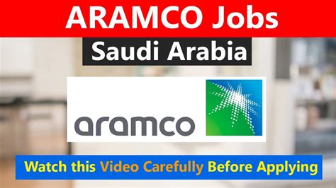 Aramco Jobs Careers Saudi Arabia YouTube