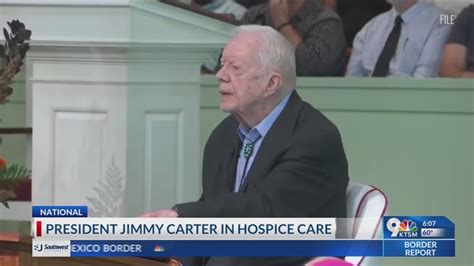 Former U S President Jimmy Carter To Receive Hospice Care YouTube