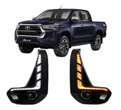 Biseles Led Drl Direccionales Toyota Hilux 2021 2022