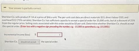 Solved Sheridan Co Sells Product P 14 At A Price Of 46 A