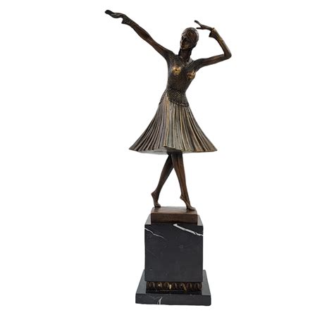 DLG DE CHIPARUS BRONZE DANSEUSE ART DECO Brocante OPlus à Anglet