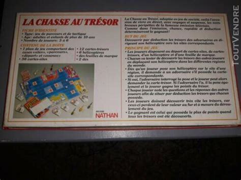 Jeu la chasse au trésor vintage de 1982 complet avec notice à Arbus