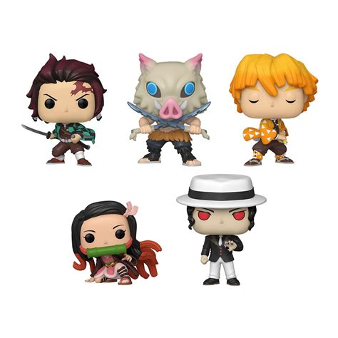 Buy Funko Pop Demon Slayer Set Of Tanjiro Kamado Inosuke