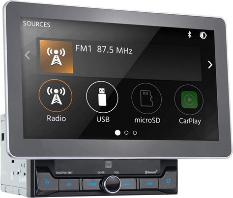 Amazon Dual DMCPA11BT 10 1 Inch Double DIN In Dash Mechless