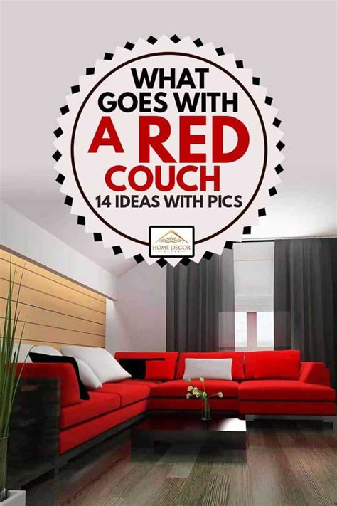 Red Sofa Living Room Decor Ideas