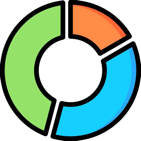 Donut chart Generic color lineal-color icon