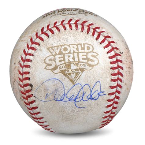 Lot Detail 2009 Derek Jeter Game Used And Signed World Series Ball