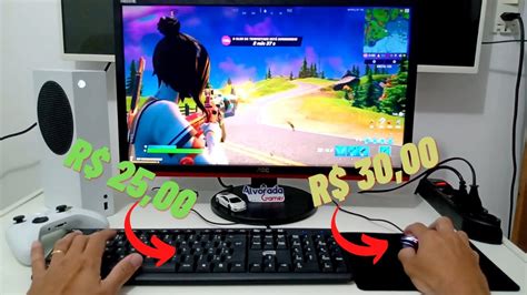 Setup Completo Xbox Series S Teclado E Mouse Barato Funciona