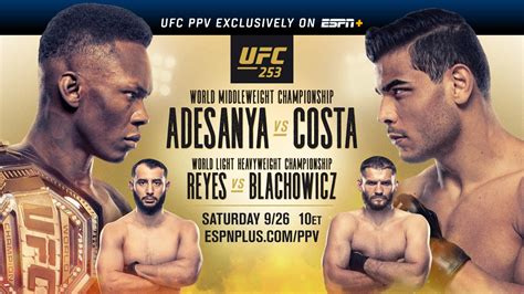 Ufc 253 Results Adesanya Vs Costa Reyes Vs Blachowicz