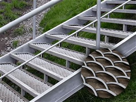 Expanded Metal Grating with Anti-Skid Property