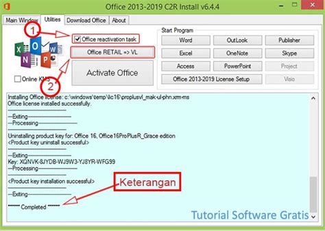 Aktivasi Office Menggunakan KMS Office 2019