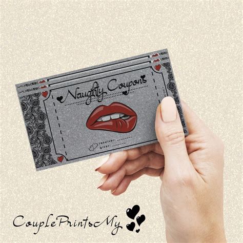 Naughty Coupon Book Printable Date Night Sex Coupons Template Etsy Australia