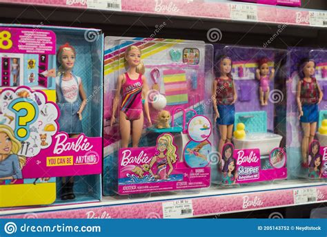 Barbie Dolls In A Toys Store Shelf Editorial Photography Image Of Market Costume 205143752