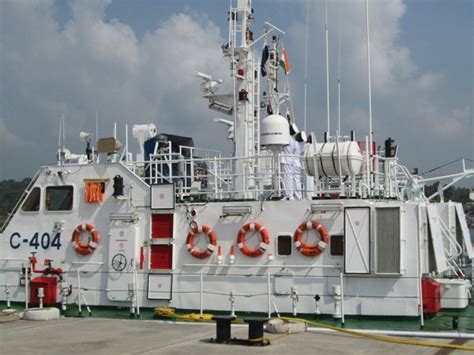 Indian Coast Guard Ship C 404 Launched Pics Oneindia News