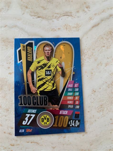 Erling Haaland Club Match Attax Football Trading Card