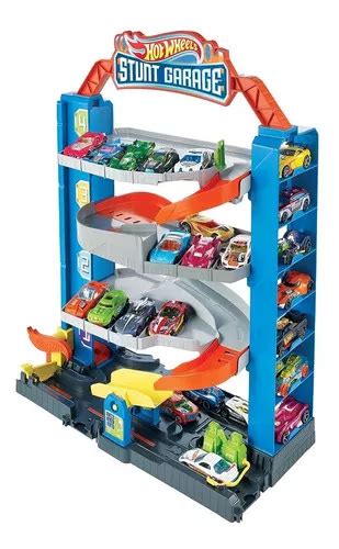 Hot Wheels City Stunt Garage Pista De Juguete MercadoLibre