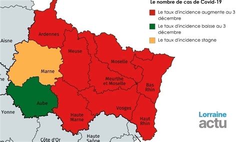 CARTE Covid 19 Dans Le Grand Est Baisse Ou Reprise Quelle Tendance