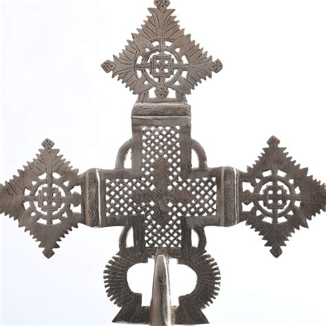 Ethiopian Orthodox Processional Cross Large 19 Coptic - Etsy