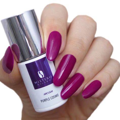 Fioletowy Lakier Hybrydowy Neon Purple Cosmo Ml Mistero Milano