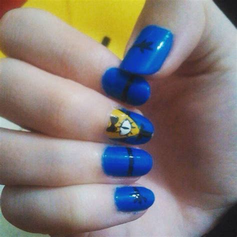 Bill Cipher Nails By Moonlightspirit On Deviantart