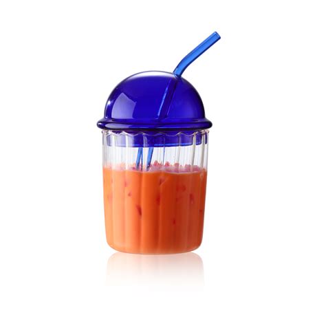 Striped Cup With StrawSupplier & Manufacturers - Safecoze