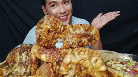 Crispy Pork Maskara Chicharon Bulaklak Tortang Talong Mukbang Youtube