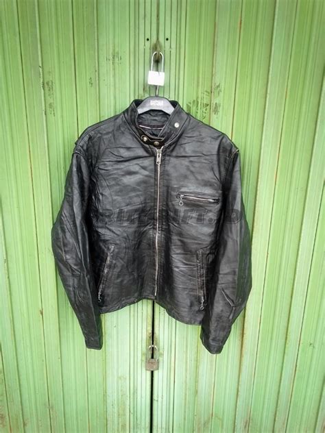 Jaket Biker Rider Kulit Caferacer Schott Not Leather Jacket Perfecto