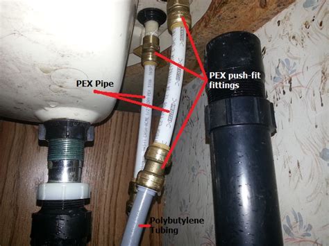 Repair Leaky Polybutylene Pipe with PEX Pipe and SharkBite PEX Fittings