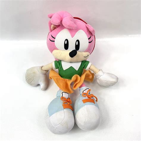 Mavin Great Eastern Amy Rose Sonic The Hedgehog Stuffed Toy Plush SEGA 9