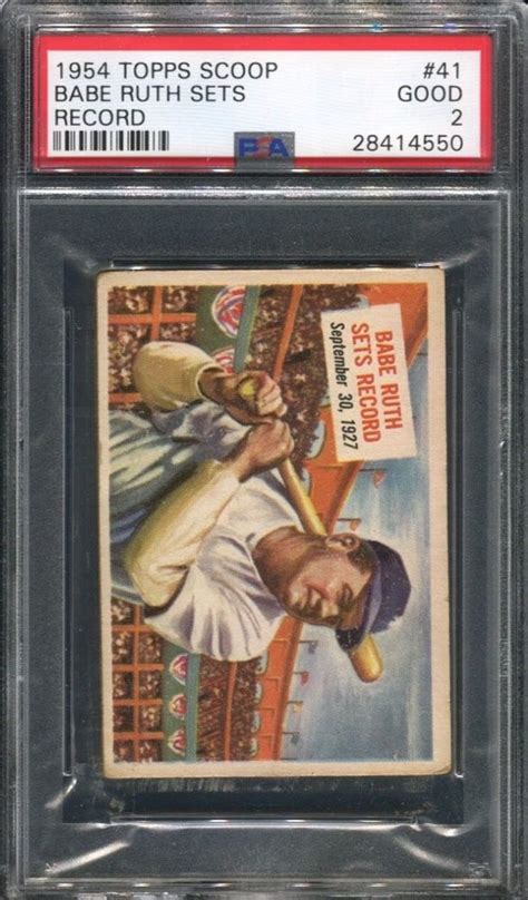 Auction Prices Realized Non Sport Cards Topps Scoop Babe Ruth Sets